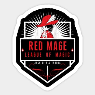 League of Magic: Red Sticker